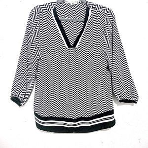 Chevron Pattern Blouse